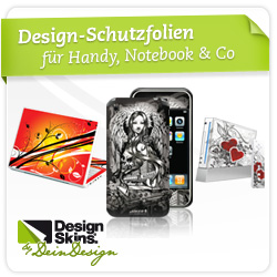Hol dir die stylischen Design-Schutzfolien für Handy, Notebook &Co